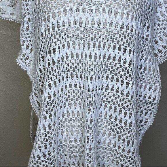 Victoria’s Secret Crochet Lace Swim Coverup White Size Small - Picture 4 of 16